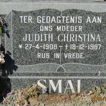 SMAL Judith Christina 1908-1987
