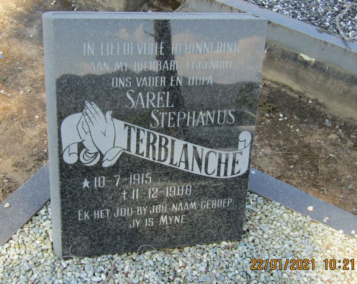 TERBLANCHE Sarel Stephanus 1915-1988