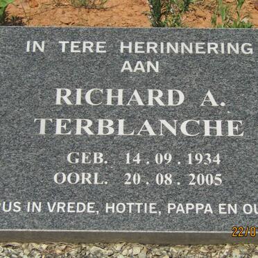 TERBLANCHE Richard A. 1934-2005