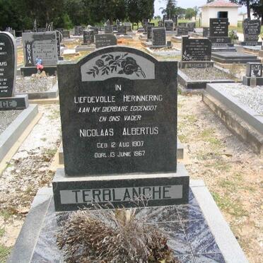 TERBLANCHE Nicolaas Albertus 1907-1967