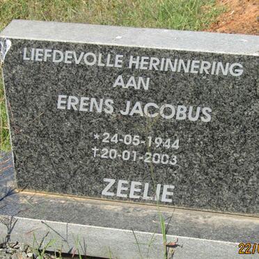 ZEELIE Erens Jacobus 1944-2003