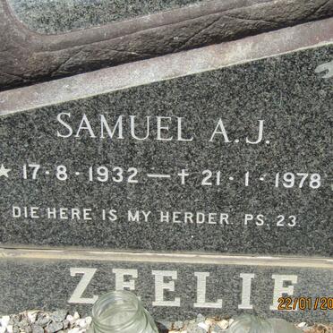 ZEELIE Samuel A.J. 1932-1978