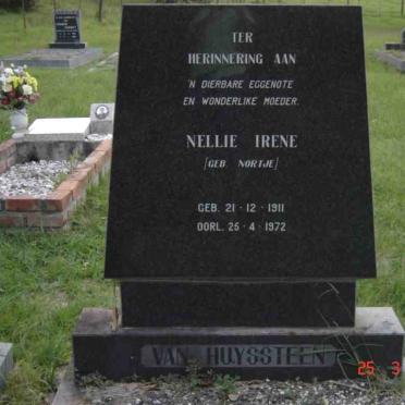 HUYSSTEEN Nellie Irene, van nee NORTJE 1911-1972