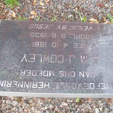 COWLEY A.M.J. 1861-1939