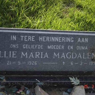 STEYN Ellie Maria Magdalena 1926-1999