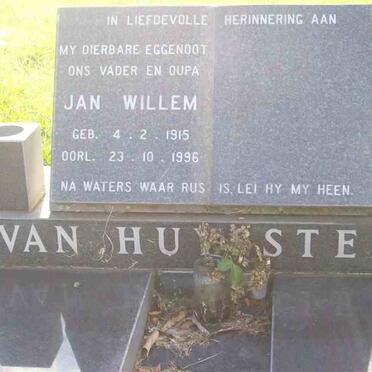 HUYSSTEEN Jan Willem, van 1915-1996