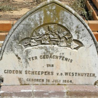 WESTHUYZEN Gideon Scheepers, van der 1864-