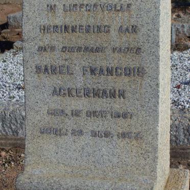 ACKERMANN Sarel Francois 1887-1953