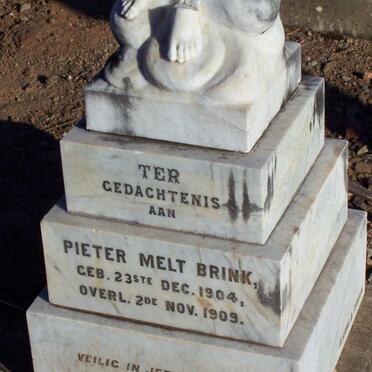 BRINK Pieter Melt 1904-1909