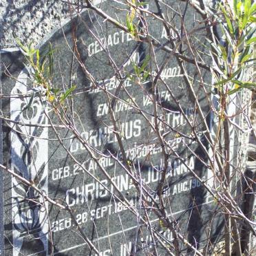 CRAFFORD Cornelius Petrus 1879-1962 &amp; Christina Johanna 1884-1966