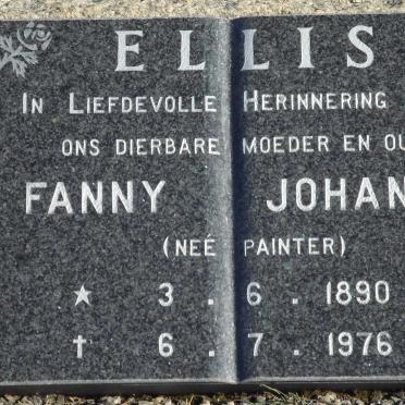 ELLIS Fanny Johanna nee PAINTER 1890-1976