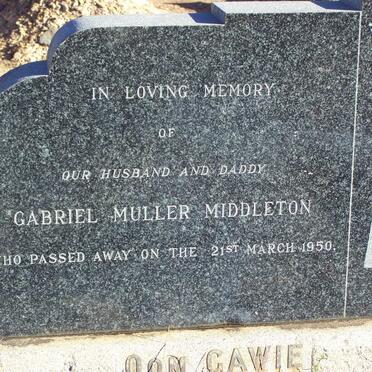 MIDDLETON Gabriel Muller -1950