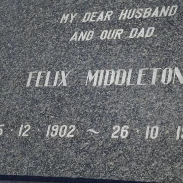 MIDDLETON Felix 1902-1970