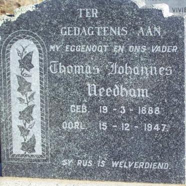 NEEDHAM Thomas Johannes 1888-1947