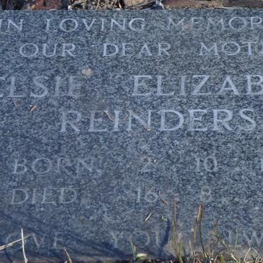 REINDERS Elsie Elizabeth 1924-1992