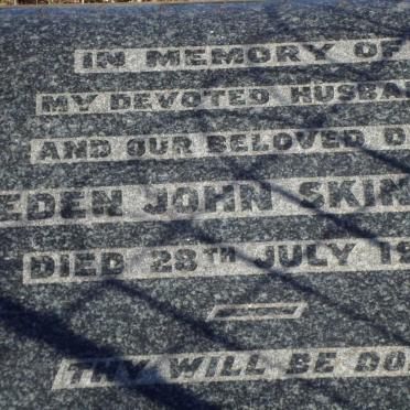 SKINNER Eden John -1935