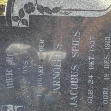SPIES Arnoldus Jacobus 1837-1913