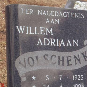 VOLSCHENK Willem Adriaan 1925-1996