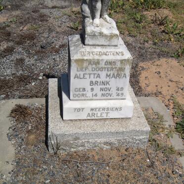 BRINK Aletta Maria 1949-1949