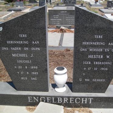ENGELBRECHT Michiel J. 1899-1983 &amp; Hester W. EBERSOHN 1906-