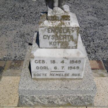 KOTZE Engela Gysberta 1949-1949