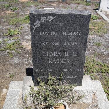 KASNER Clara B.C. 1891-1966