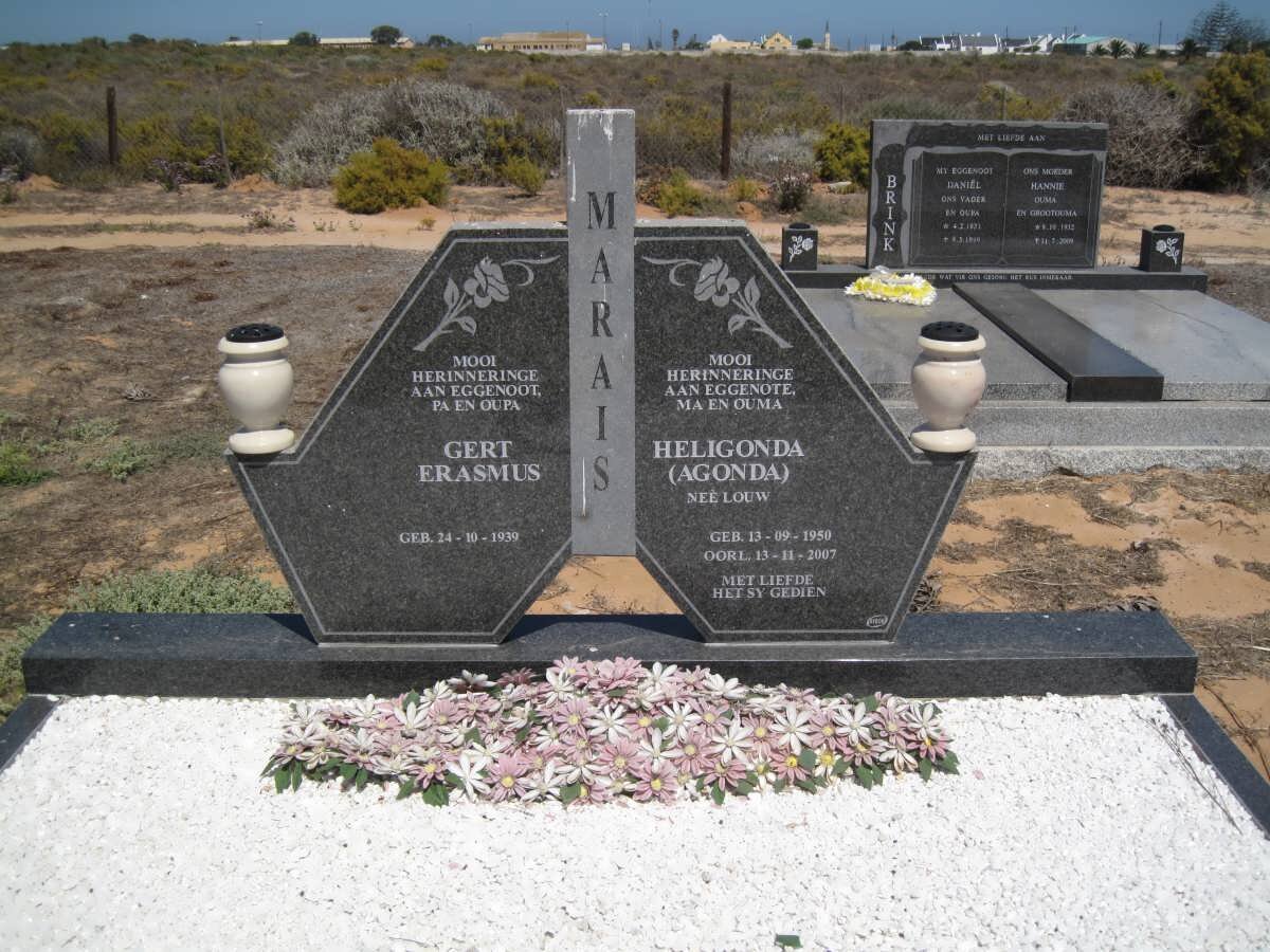 MARAIS Gert Erasmus 1939- Heligonda LOUW 1950-2007