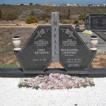 MARAIS Gert Erasmus 1939- Heligonda LOUW 1950-2007