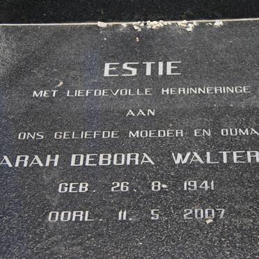 WALTERS Sarah Debora 1941-2007