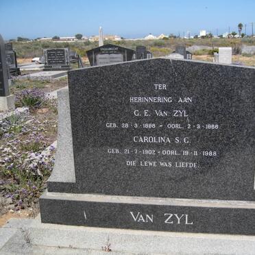 ZYL G.E., van 1898-1966 &amp; Carolina S.G. 1902-1988