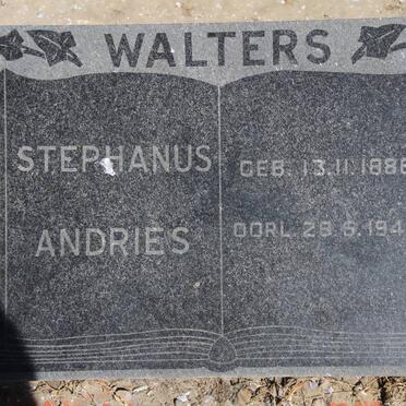 WALTERS Stephanus Andries 1886-1942