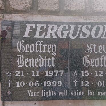 FERGUSON Steven Geoffrey 1953-2001 :: FERGUSON Geoffrey Benedict 1977-1999