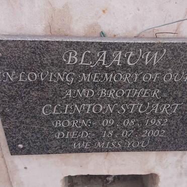 BLAAUW Clinton Stuart 1982-2002