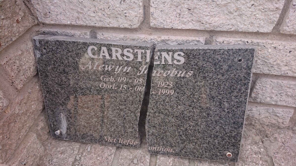 CARSTENS Alewyn Jacobus 1923-1999