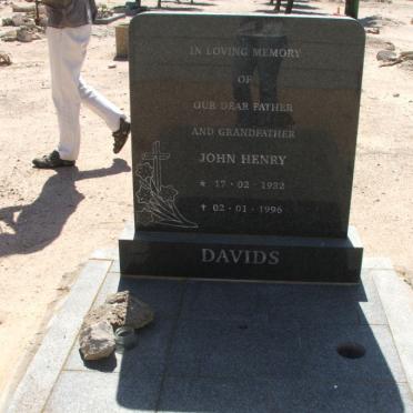 DAVIDS John Henry 1932-1996