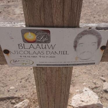 BLAAUW Nicolaas Daniel 1961-2020