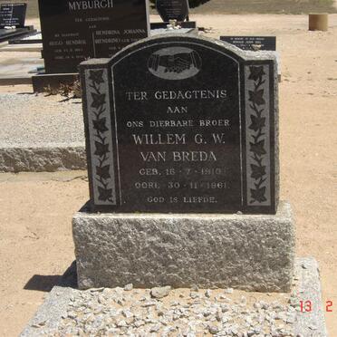 BREDA Willem G.W., van 1910-1961