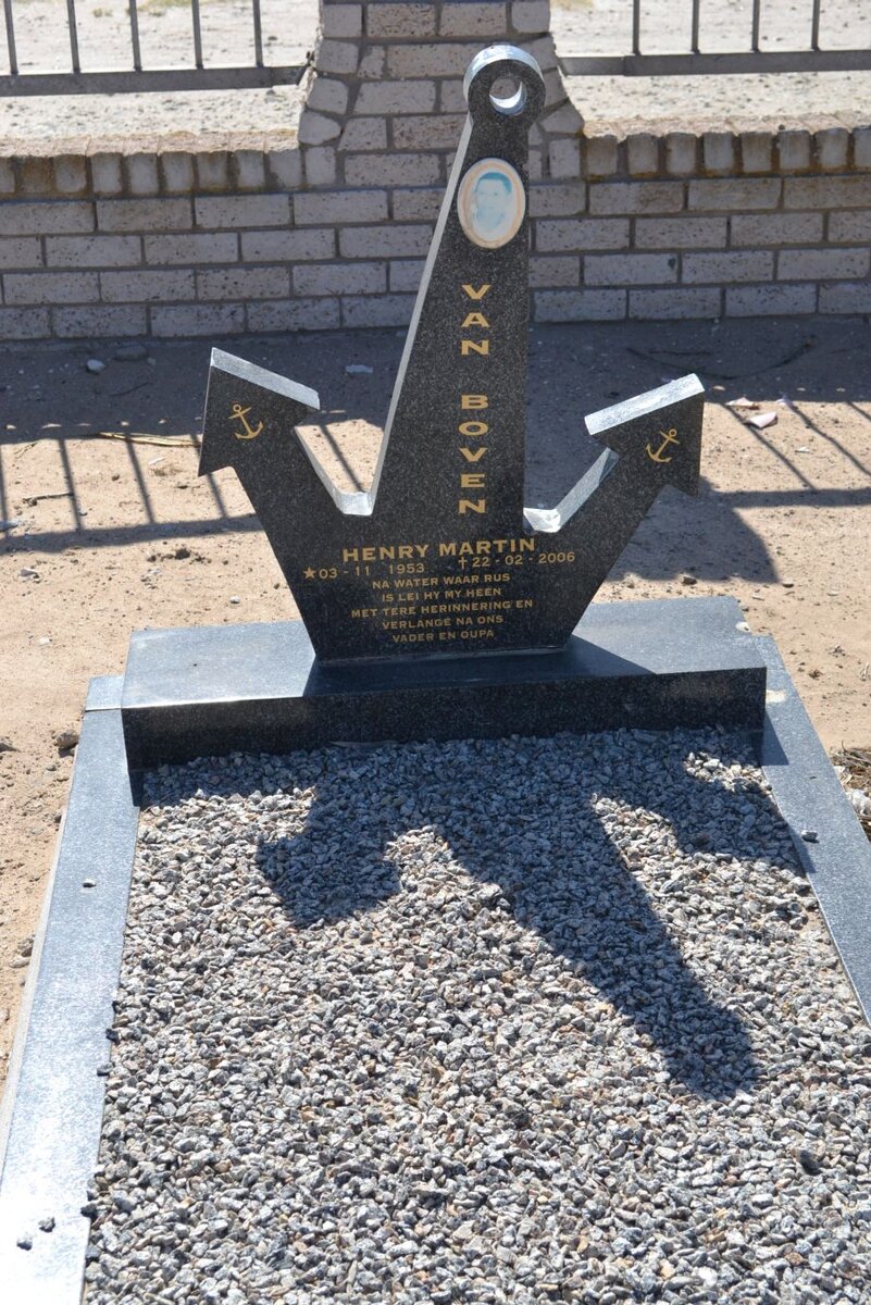 BOVEN Henry Martin, van 1953-2006