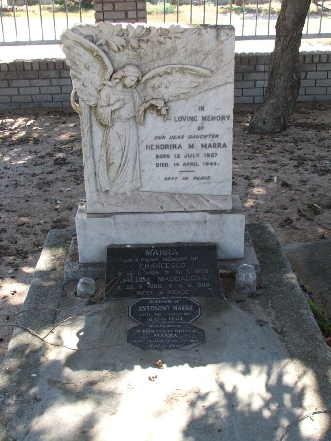 MARRA Francesco 1905-1978 &amp; Jacoba Magdalena 1906-19?8