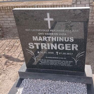 STRINGER Marthinus 1935-2017