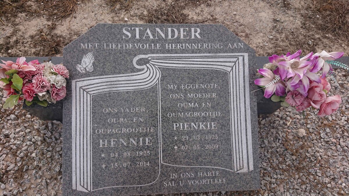 STANDER Hennie 1925-2014 & Pienkie 1925-2009