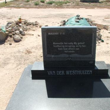 WESTHUIZEN, van der