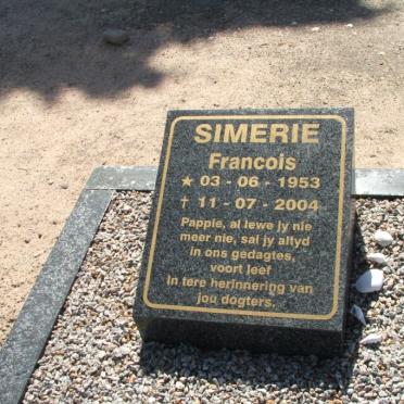 SIMERIE Francois 1953-2004