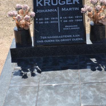 KRUGER Martin 1913-1969 &amp; Johanna 1913-2003