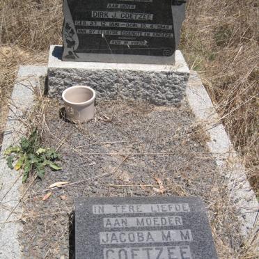 COETZEE Dirk J. 1881-1945 &amp; Jacoba M.M. DE BEER 1892-1984