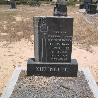 NIEUWOUDT Christiaan Christoffel 1895-1970