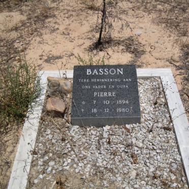 BASSON Pierre 1894-1980