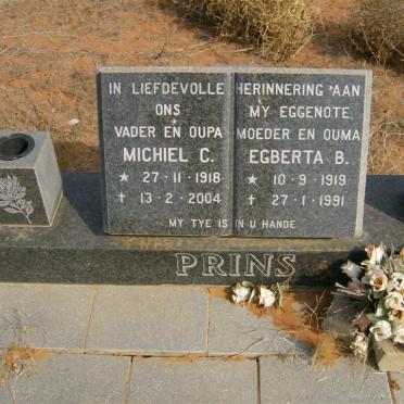 PRINS Michiel C. 1918-2004 &amp; Egbertha B. 1919-1991