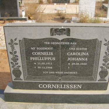 CORNELISSEN Cornelis Philluppus 1911-1998 &amp; Carolina Johanna 1920-