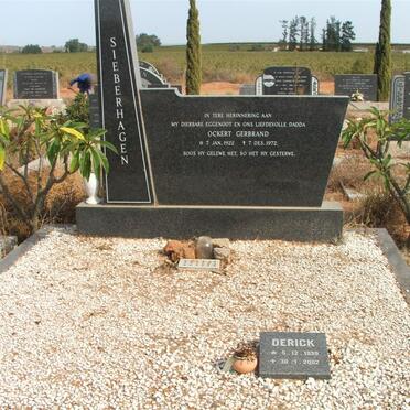 SIEBERHAGEN Ockert Gerbrand 1922-1972 :: SIEBERHAGEN Derick 1959-2002